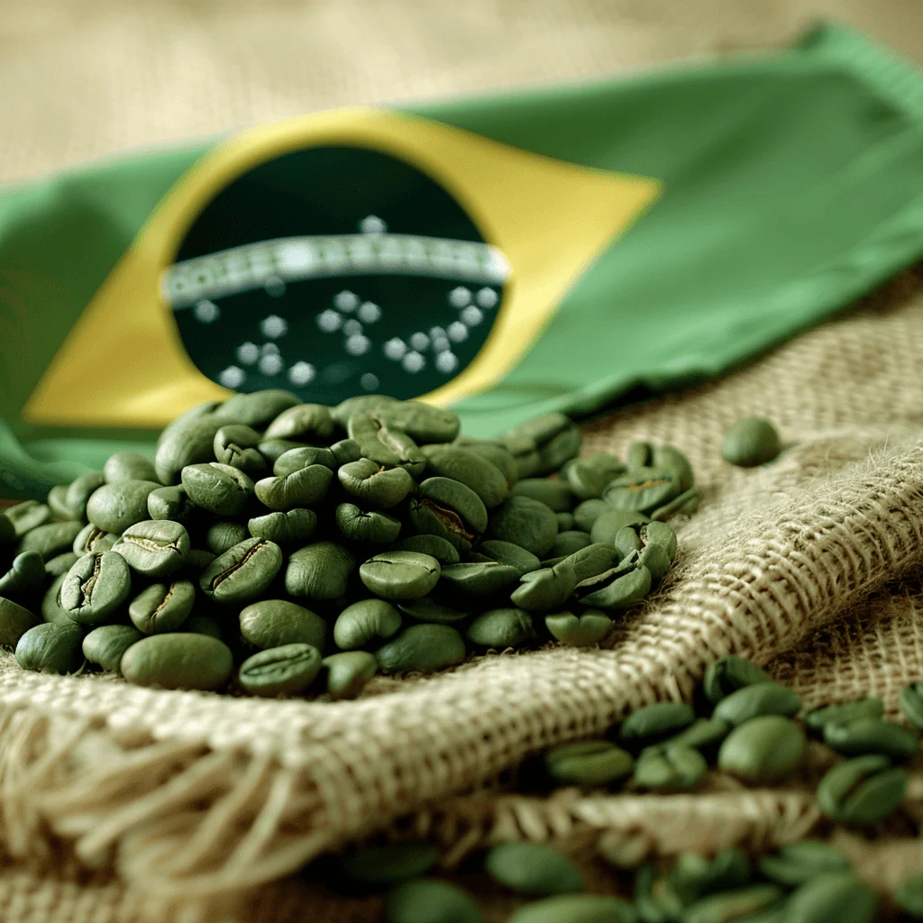 Зелёный кофе из БРАЗИЛИИ (зерно): Арабика и Робуста