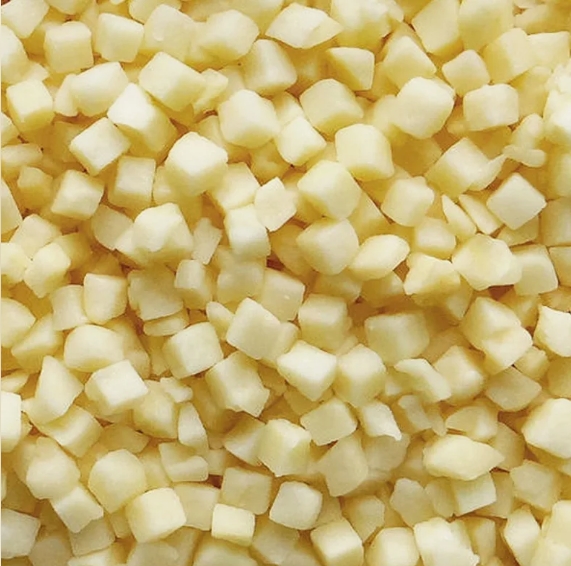 Яблоко замороженное, нарезанное кубиком 10*10 мм