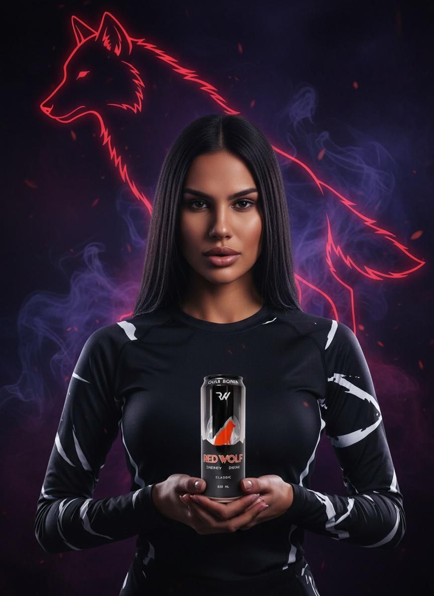 Энергетический напиток RED WOLF
