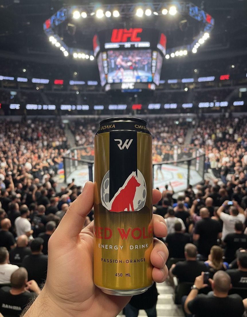 Энергетический напиток RED WOLF