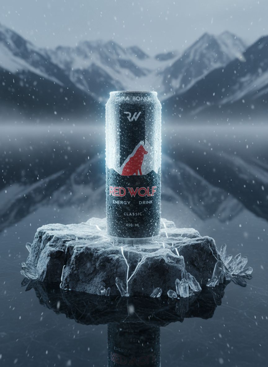Энергетический напиток RED WOLF
