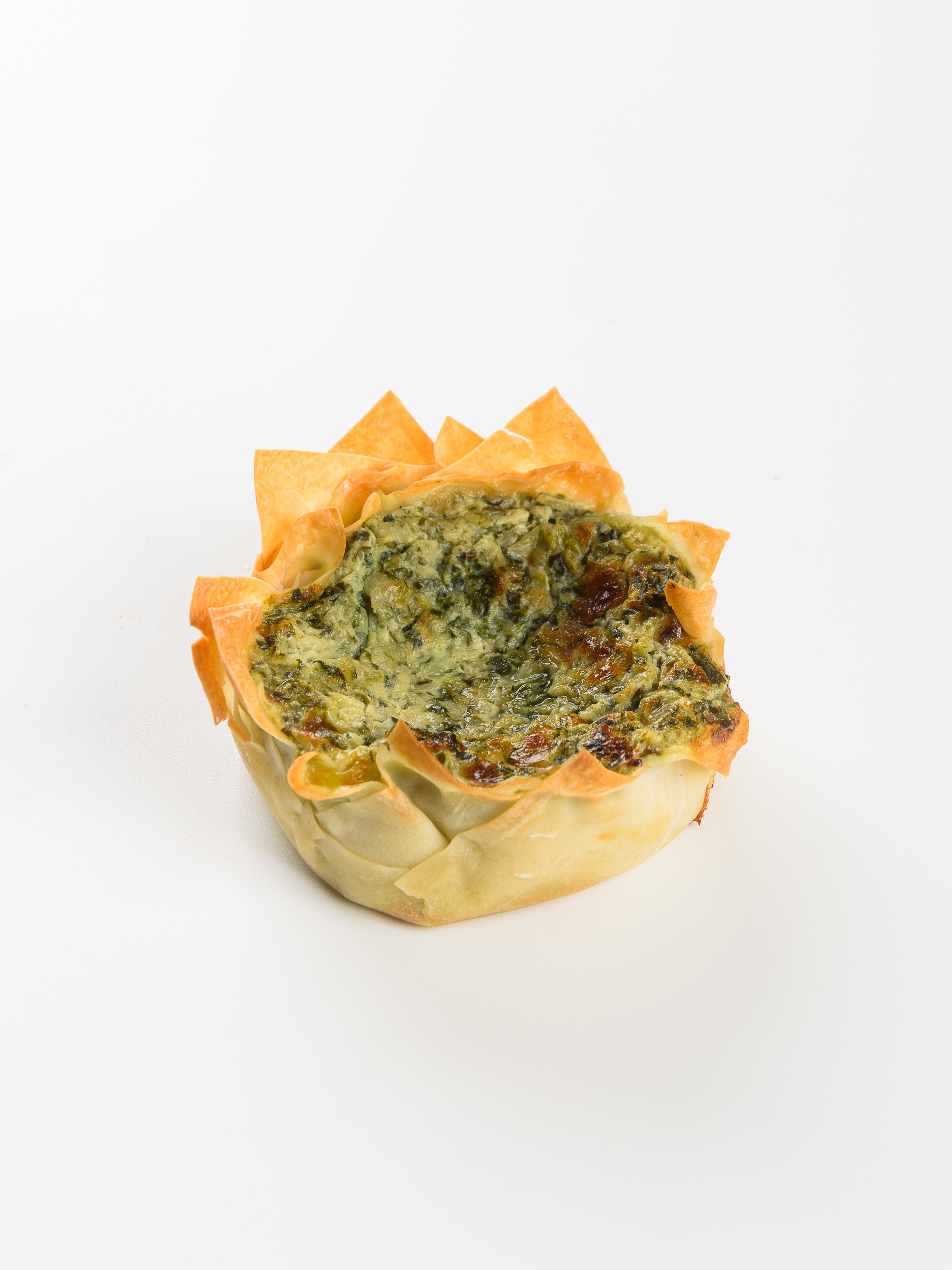 Ассорти мини-кишей (Классические открытые пироги в новом прочтении, с тонким тестом фило)- 12 шт, замороженные