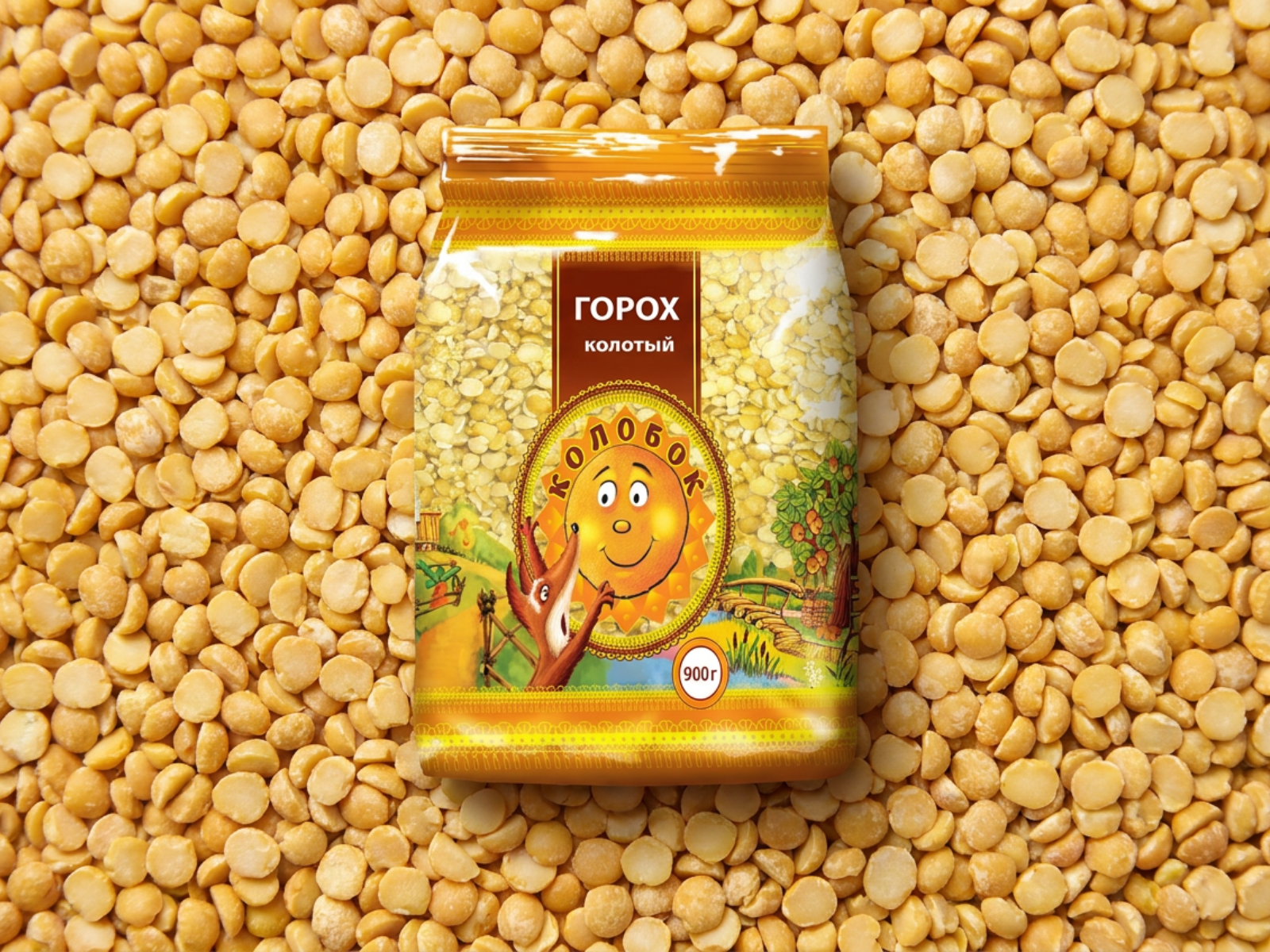Крупа горох колотый