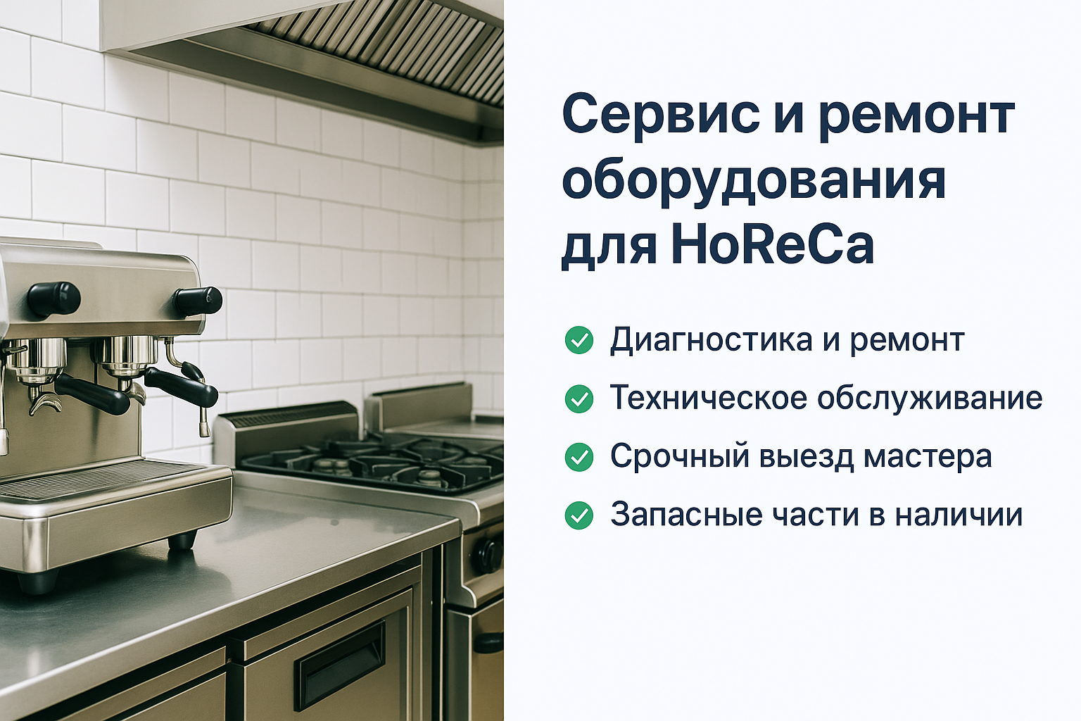Сервис и ремонт оборудования для HoReCa