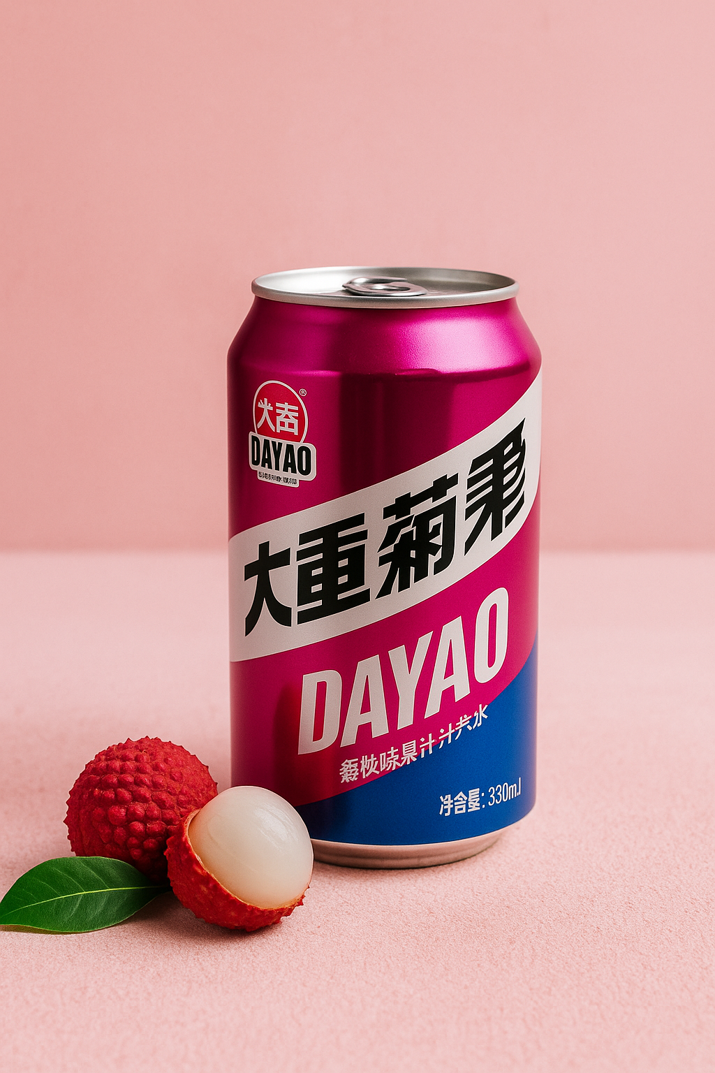 Безалкогольный газированный напиток со вкусом личи Dayao (маленький)
