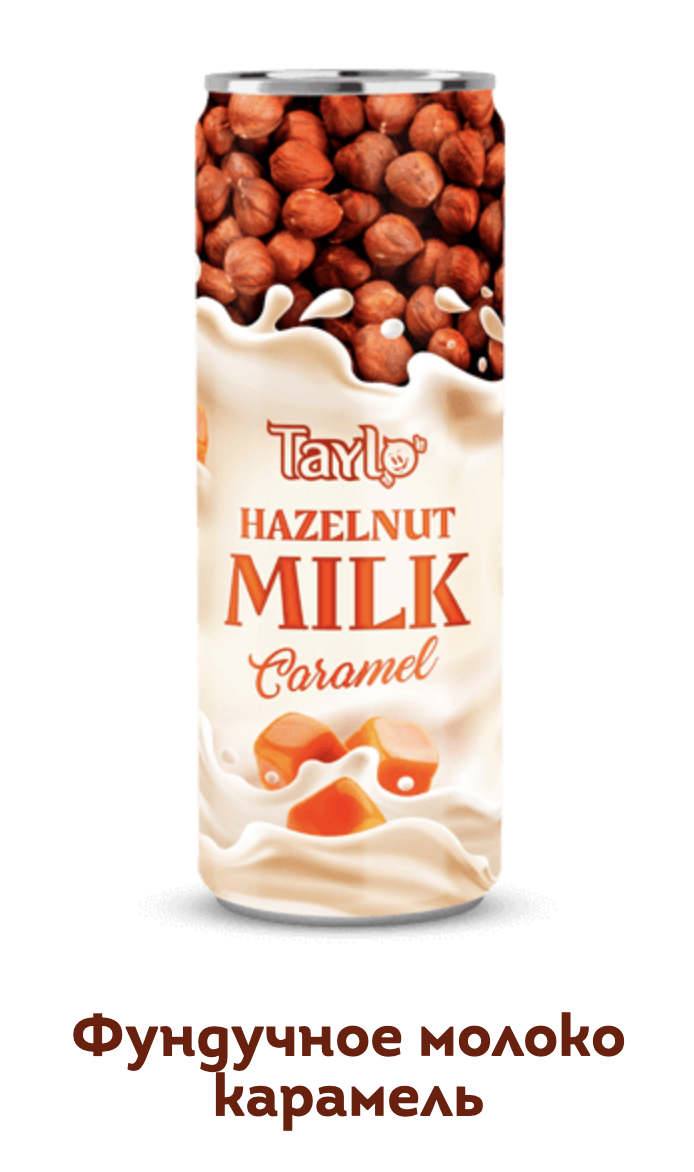 Напиток фундуковое молоко со вкусом карамели «TAYLO hazelnut milk Caramel» 250 мл