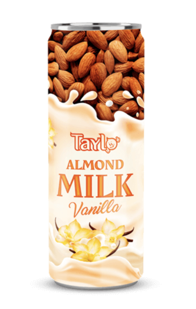 Напиток миндальное молоко со вкусом ванили «TAYLO almond milk Vanilla» 250 мл.